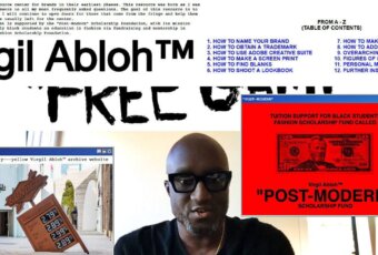 Как создать бренд одежды с нуля: бесплатное обучение Virgil Abloh и производство с Single Print 4 Virgil Abloh